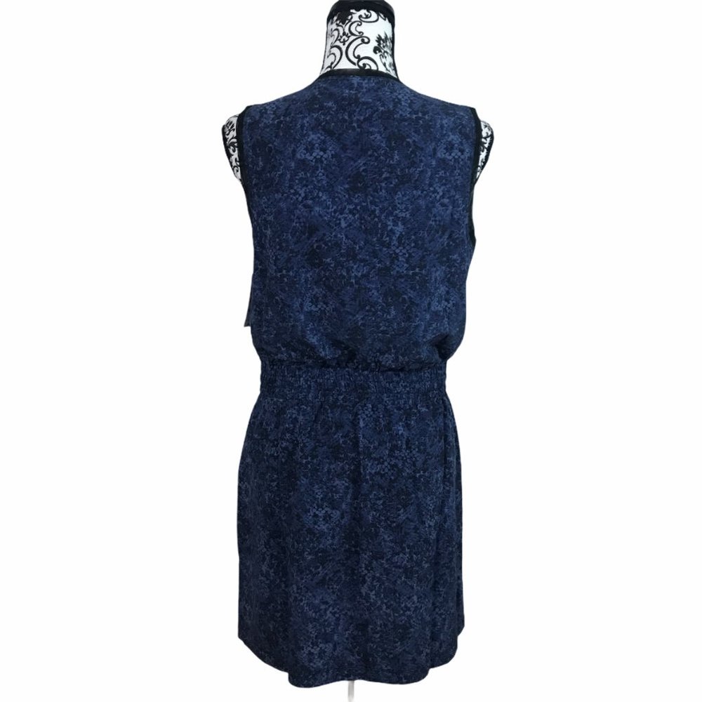 Ideology Women's Blue Black Snake Print Dress Drawstring Waist Athleisure - Picture 8 of 9